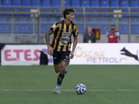 Romano Floriani Mussolini of SS Juve Stabia during the Serie B match between SS Juve Stabia and Cremonese at Stadio Romeo Menti Castellammar...