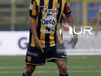 Davide Buglio of SS Juve Stabia during the Serie B match between SS Juve Stabia and Cremonese at Stadio Romeo Menti Castellammare Di Stabia...