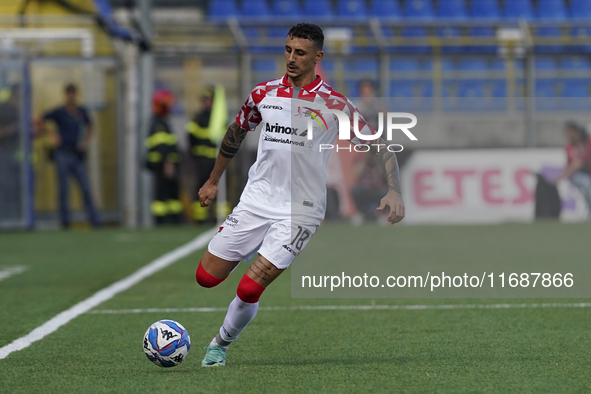 Michele Collocolo of Cremonese during the Serie B match between SS Juve Stabia and Cremonese at Stadio Romeo Menti Castellammare Di Stabia I...