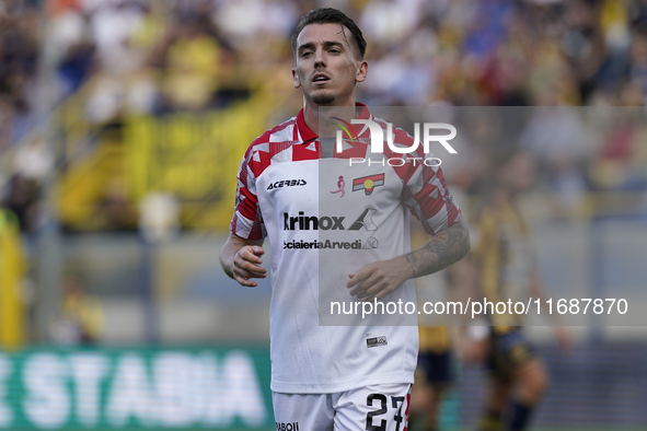 Jari Vandeputte of Cremonese during the Serie B match between SS Juve Stabia and Cremonese at Stadio Romeo Menti Castellammare Di Stabia Ita...