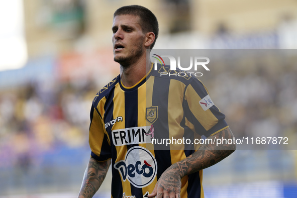 Fabio Maistro of SS Juve Stabia during the Serie B match between SS Juve Stabia and Cremonese at Stadio Romeo Menti Castellammare Di Stabia...