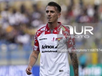 Jari Vandeputte of Cremonese during the Serie B match between SS Juve Stabia and Cremonese at Stadio Romeo Menti Castellammare Di Stabia Ita...