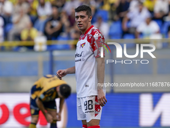 Luca Zanimacchia of Cremonese during the Serie B match between SS Juve Stabia and Cremonese at Stadio Romeo Menti Castellammare Di Stabia It...