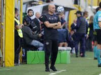 Eugenio Corini Head Coach of Cremonese during the Serie B match between SS Juve Stabia and Cremonese at Stadio Romeo Menti Castellammare Di...