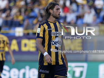 Marco Varnier of SS Juve Stabia during the Serie B match between SS Juve Stabia and Cremonese at Stadio Romeo Menti Castellammare Di Stabia...