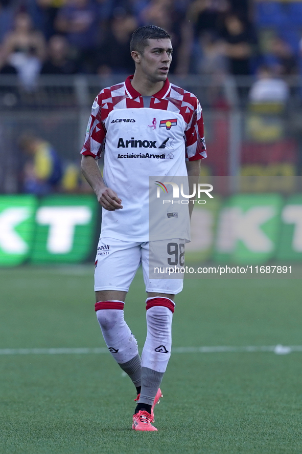 Luca Zanimacchia of Cremonese during the Serie B match between SS Juve Stabia and Cremonese at Stadio Romeo Menti Castellammare Di Stabia It...