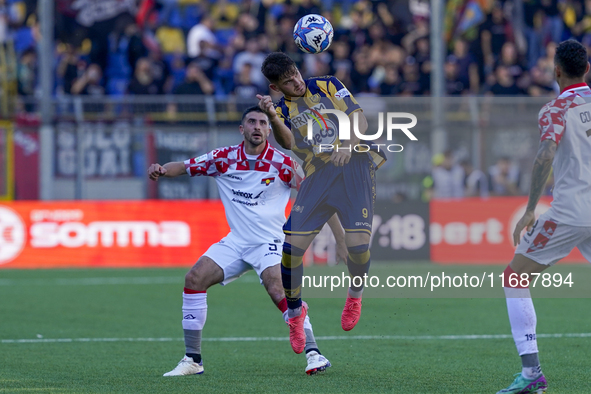 Andrea Adorante of SS Juve Stabia during the Serie B match between SS Juve Stabia and Cremonese at Stadio Romeo Menti Castellammare Di Stabi...