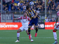 Andrea Adorante of SS Juve Stabia during the Serie B match between SS Juve Stabia and Cremonese at Stadio Romeo Menti Castellammare Di Stabi...