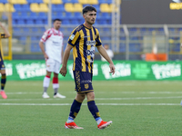 Christian Pierobon of SS Juve Stabia during the Serie B match between SS Juve Stabia and Cremonese at Stadio Romeo Menti Castellammare Di St...