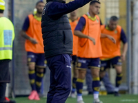 Guido Pagliuca Head Coach of SS Juve Stabia during the Serie B match between SS Juve Stabia and Cremonese at Stadio Romeo Menti Castellammar...