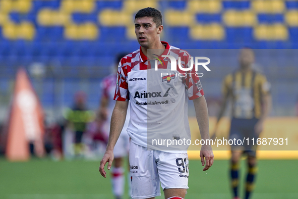 Luca Zanimacchia of Cremonese during the Serie B match between SS Juve Stabia and Cremonese at Stadio Romeo Menti Castellammare Di Stabia It...