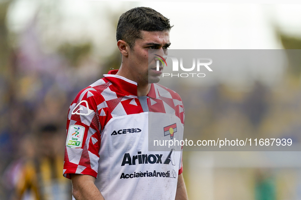 Luca Zanimacchia of Cremonese during the Serie B match between SS Juve Stabia and Cremonese at Stadio Romeo Menti Castellammare Di Stabia It...