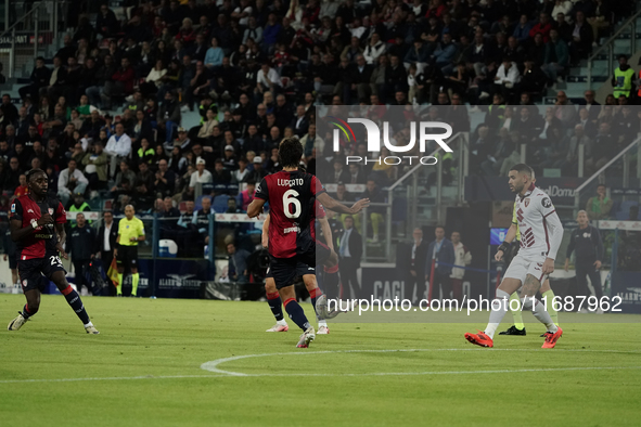 During the Serie A TIM match between Cagliari Calcio and Torino FC in Italy on October 20, 2024 