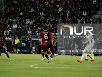 During the Serie A TIM match between Cagliari Calcio and Torino FC in Italy on October 20, 2024 (