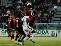 Sebastiano Luperto (#6 Cagliari Calcio) participates in the Serie A TIM match between Cagliari Calcio and Torino FC in Italy on October 20,...