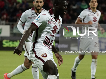 During the Serie A TIM match between Cagliari Calcio and Torino FC in Italy on October 20, 2024 (