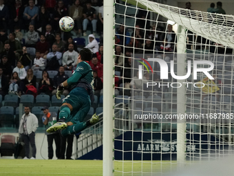 Simone Scuffet (#22 Cagliari Calcio) participates in the Serie A TIM match between Cagliari Calcio and Torino FC in Italy on October 20, 202...