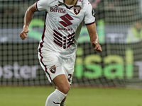 Samuele Ricci of Torino FC participates in the Serie A TIM match between Cagliari Calcio and Torino FC in Italy on October 20, 2024. (