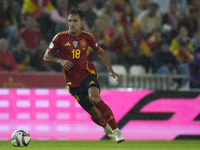 Martin Zubimendi defensive midfield of Spain and Real Sociedad during the UEFA Nations League 2024/25 League A Group A4 match between Spain...