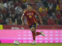 Martin Zubimendi defensive midfield of Spain and Real Sociedad during the UEFA Nations League 2024/25 League A Group A4 match between Spain...