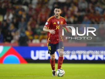 Aymeric Laporte centre-back of Spain and Al-Nassr FC during the UEFA Nations League 2024/25 League A Group A4 match between Spain and Serbia...