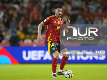 Aymeric Laporte centre-back of Spain and Al-Nassr FC during the UEFA Nations League 2024/25 League A Group A4 match between Spain and Serbia...