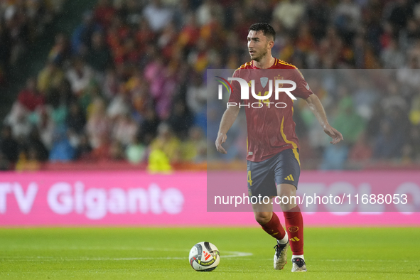 Aymeric Laporte centre-back of Spain and Al-Nassr FC during the UEFA Nations League 2024/25 League A Group A4 match between Spain and Serbia...