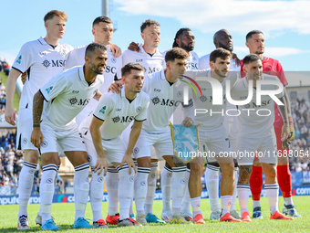 SSC Napoli players pose for a team photo prior to the Serie A TIM match between Empoli FC and SSC Napoli in Empoli, Italy, on February 20, 2...