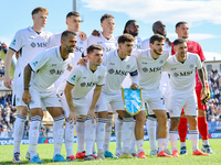 SSC Napoli players pose for a team photo prior to the Serie A TIM match between Empoli FC and SSC Napoli in Empoli, Italy, on February 20, 2...