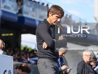 Antonio Conte during the Serie A match between Empoli FC and SSC Napoli in Empoli, Italy, on February 20, 2024, at the Carlo Castellani. (