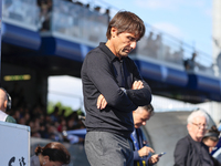 Antonio Conte during the Serie A match between Empoli FC and SSC Napoli in Empoli, Italy, on February 20, 2024, at the Carlo Castellani. (