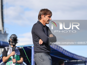 Antonio Conte during the Serie A match between Empoli FC and SSC Napoli in Empoli, Italy, on February 20, 2024, at the Carlo Castellani. (