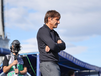 Antonio Conte during the Serie A match between Empoli FC and SSC Napoli in Empoli, Italy, on February 20, 2024, at the Carlo Castellani. (