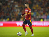 Alex Baena left winger of Spain and Villarreal CF during the UEFA Nations League 2024/25 League A Group A4 match between Spain and Serbia at...