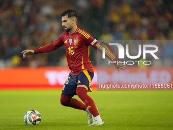 Alex Baena left winger of Spain and Villarreal CF during the UEFA Nations League 2024/25 League A Group A4 match between Spain and Serbia at...