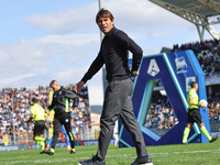 Antonio Conte during the Serie A match between Empoli FC and SSC Napoli in Empoli, Italy, on February 20, 2024, at the Carlo Castellani. (