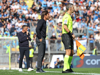 Antonio Conte during the Serie A match between Empoli FC and SSC Napoli in Empoli, Italy, on February 20, 2024, at the Carlo Castellani. (