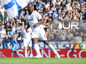 Romelu Lukaku of SSC Napoli during the Serie A match between Empoli FC and SSC Napoli in Empoli, Italy, on February 20, 2024, at the Carlo C...