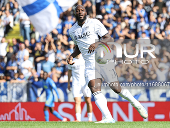 Romelu Lukaku of SSC Napoli during the Serie A match between Empoli FC and SSC Napoli in Empoli, Italy, on February 20, 2024, at the Carlo C...