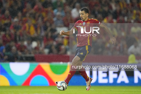 Mikel Oyarzabal centre-forward of Spain and Real Sociedad during the UEFA Nations League 2024/25 League A Group A4 match between Spain and S...