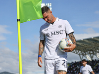 Matteo Politano participates in the Serie A match between Empoli FC and SSC Napoli in Empoli, Italy, on February 20, 2024, at the Carlo Cast...