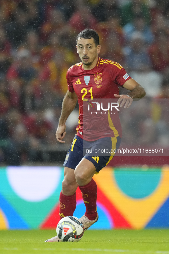 Mikel Oyarzabal centre-forward of Spain and Real Sociedad during the UEFA Nations League 2024/25 League A Group A4 match between Spain and S...