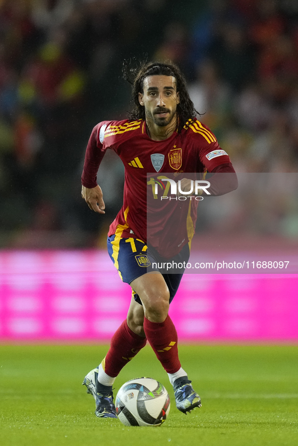 Marc Cucurella left-Back of Spain and Chelsea FC during the UEFA Nations League 2024/25 League A Group A4 match between Spain and Serbia at...