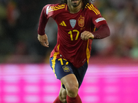 Marc Cucurella left-Back of Spain and Chelsea FC during the UEFA Nations League 2024/25 League A Group A4 match between Spain and Serbia at...