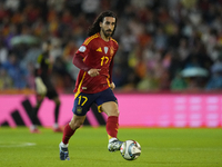 Marc Cucurella left-Back of Spain and Chelsea FC during the UEFA Nations League 2024/25 League A Group A4 match between Spain and Serbia at...