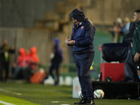 Dragan Stojkovic head coach of Serbia during the UEFA Nations League 2024/25 League A Group A4 match between Spain and Serbia at Estadio Nue...