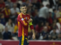 Alvaro Morata centre-forward of Spain and AC Milan during the UEFA Nations League 2024/25 League A Group A4 match between Spain and Serbia a...