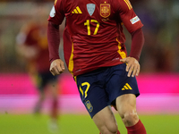 Marc Cucurella left-Back of Spain and Chelsea FC during the UEFA Nations League 2024/25 League A Group A4 match between Spain and Serbia at...