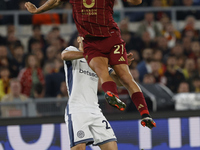 Paulo Dybala of Roma participates in the Serie A soccer match between AS Roma and Inter FC at Stadio Olimpico in Rome, Italy, on October 20,...