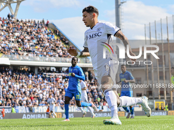 Mathias Olivera during the Serie A match between Empoli FC and SSC Napoli in Empoli, Italy, on February 20, 2024, at the Carlo Castellani. (